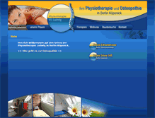 Tablet Screenshot of physiotherapie-ludwig.de
